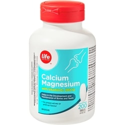 Calcium Magnesium with Vitamin D3 200 IU 200 Tablets