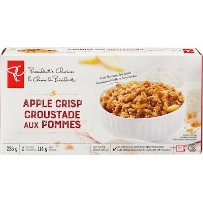 le Choix du Président Croustade aux pommes 2x114.0 g, 2,19 $/100g
