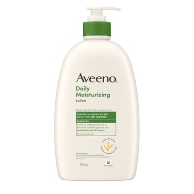 Aveeno Lotion hydratante quotidienne pour le corps , sans parfum, 975 ml, 2,72 $/100ml