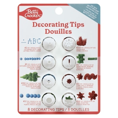 Betty Crocker Decorating Tips 6 ea, $0.58/1ea