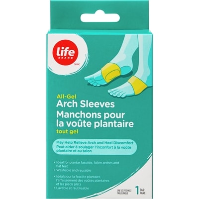 Life Brand All Gel Arch Sleeves 1 ea, $11.49/1ea