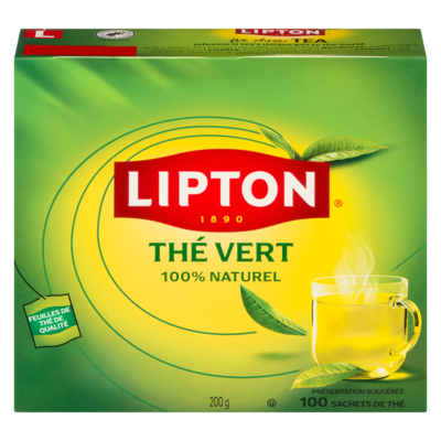 Lipton Thé vert 200 g, 5,00 $/100g