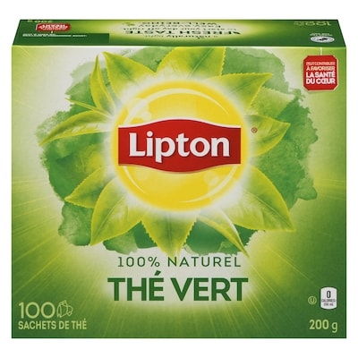 Lipton Thé vert 200 g, 5,00 $/100g