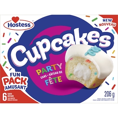 Hostess Cupcakes Gâteau de fête 206 g, 1,46 $/100g