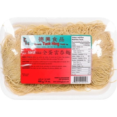 Tuck Hing Nouilles won-ton 400 g, 0,50 $/100g