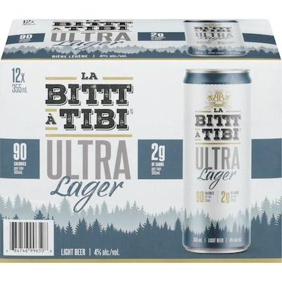 LA Bittt A Tibi Light Beer Ultra Lager (ID required at pick-up) 12x355.0 ml, $0.42/100ml