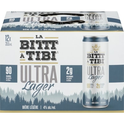 LA Bittt A Tibi Bière légère ultra lager (Pièce d’identité requise au moment du ramassage) 12x355.0 ml, 0,42 $/100ml