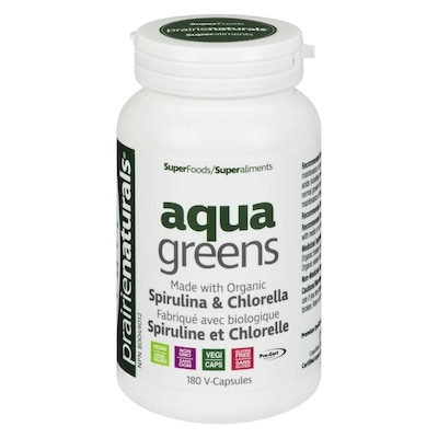 Prairienaturals Superfoods Aqua Greens 180 ea, $0.17/1ea