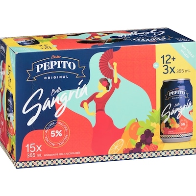 Boisson de malt alcoolisée original bella sangria (Pièce d’identité requise au moment du ramassage)