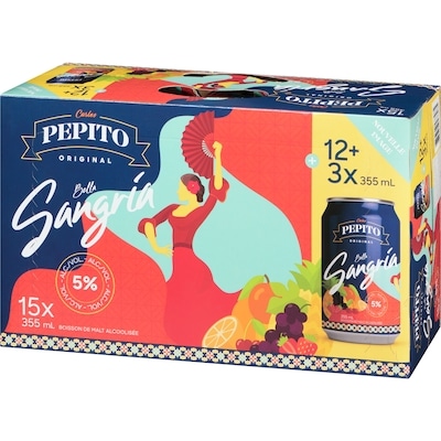 Boisson de malt alcoolisée original bella sangria (Pièce d’identité requise au moment du ramassage)