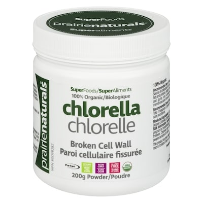 Prairienaturals Superfoods Chlorella Powder 200 g, $20.00/100g