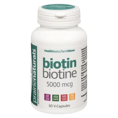 Prairienaturals Healthbasics Biotin 5000 Mcg 60 ea, $0.17/1ea