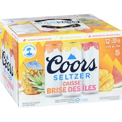 Boisson de malt alcoolisée avec arôme naturel caisse brise des îles (Pièce d’identité requise au moment du ramassage)