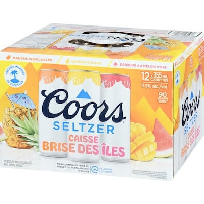 Boisson de malt alcoolisée avec arôme naturel caisse brise des îles (Pièce d’identité requise au moment du ramassage)