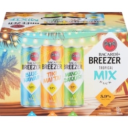 Bacardi Alcoholic Malt Beverage Tropical Mix Pack (ID required at