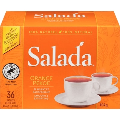 Salada Sachets de thé noir orange pekoe 36 ea, 0,11 $/1ch