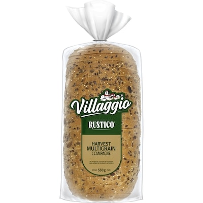 Villaggio Pain Multigrains de campagne RusticoMC 550 g, 0,82 $/100g