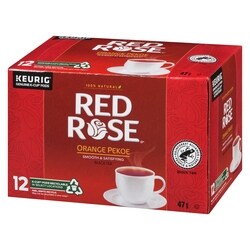 Red Rose K-Cup Pods Tea, Orange Pekoe - 12 ea | Wholesale Club