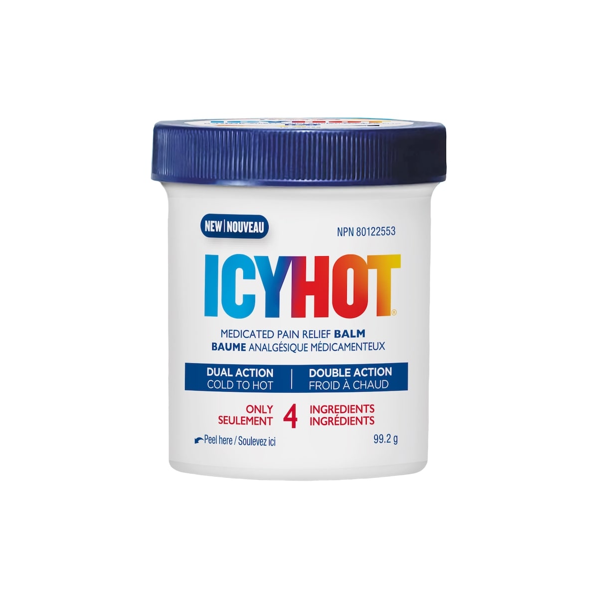 Icy Hot Baume analgésique, menthol 7.6%, salicylate de méthyle 29% 100 g, 14,49 $/100g