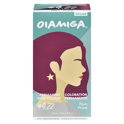 Oiamiga Permanent Hair Colour #4.22 Plum 130 ml, $15.38/100g