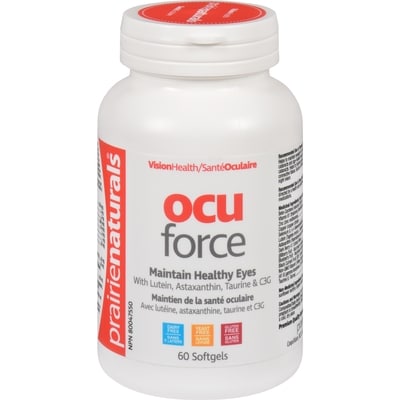 Prairienaturals Visionhealth Ocu Force 60 ea, $0.67/1ea