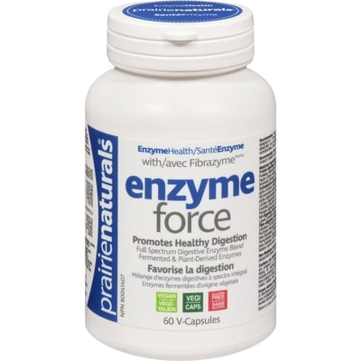 Prairienaturals Enzymehealth Enzyme Force With Fibrazyme 60 ea, $0.45/1ea