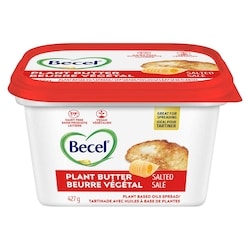 Becel Spreadable Dairy Free Plant Butter - Salted 427 g, $1.24/100g