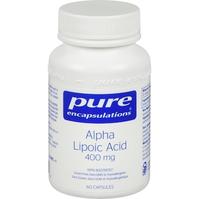 Pure Encapsulations Alpha Lipoic Acid 400 Mg 1 ea, $59.99/1ea