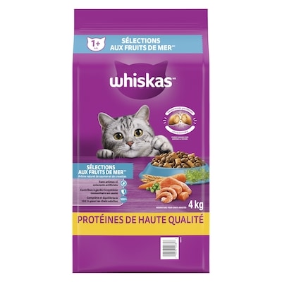 Nourriture sèche pour chats Sélections aux fruits de mer avec saumon véritable