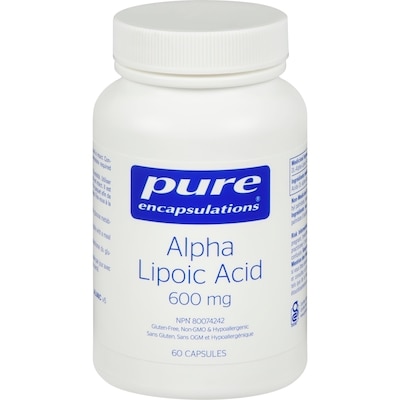 Pure Encapsulations Alpha Lipoic Acid 600 Mg 1 ea, $66.99/1ea