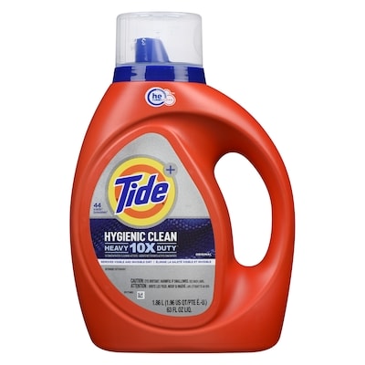 Tide Détergent à lessive liquide Hygienic Clean Heavy Duty 10X Original, 44 brassées 1.86 l, 0,91 $/100ml