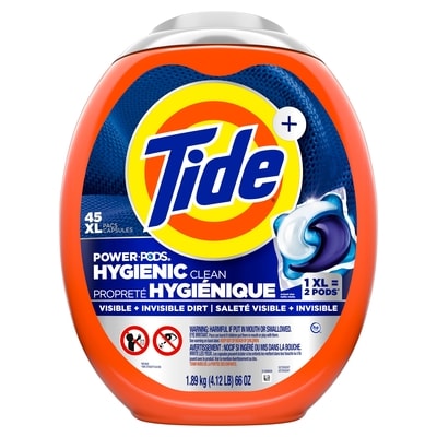 Tide Power PODS Laundry Detergent Pacs, Original, 45 Ct. 45 ea, $0.44/1ea