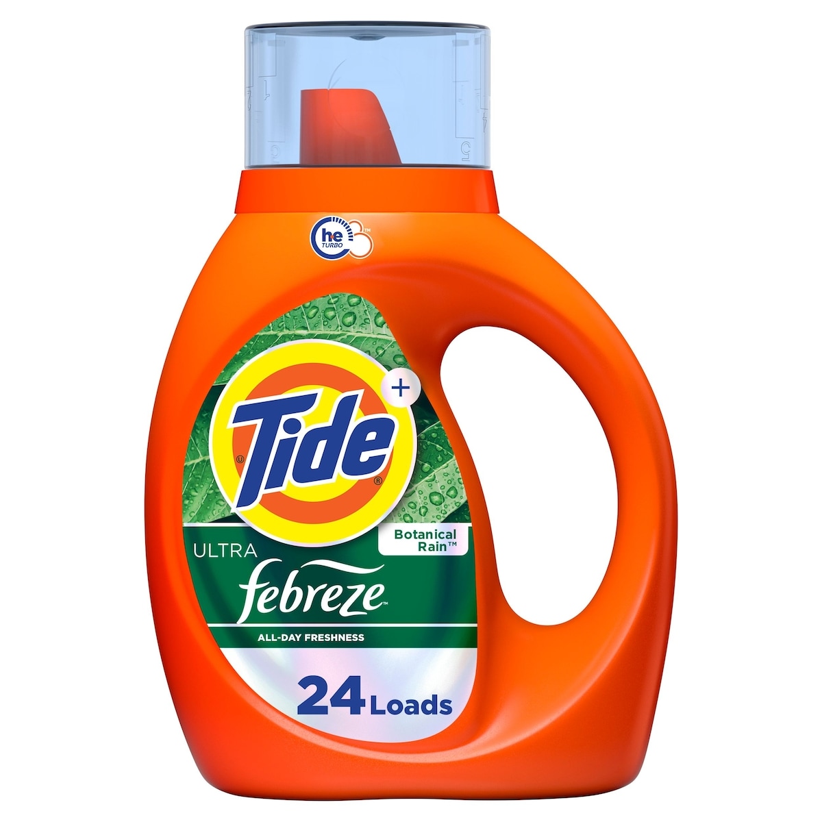 Tide Plus Freshness Botanical Rain HE Turbo Clean Liquid Laundry Detergent, 24 loads 1 l, $0.70/100ml