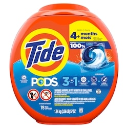 Tide PODs Laundry Detergent, 76 Count, Original Scent 76 ea, $0.41/1ea