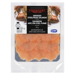 Supreme Smoked Steelhead Salmon Sliced