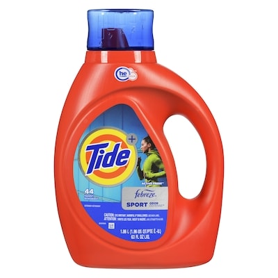 Tide Détergent à lessive Sport 1.86 l, 0,91 $/100ml