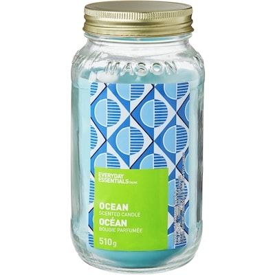 Everyday Essentials Ocean Scented Candle 1 ea, $8.00/1ea