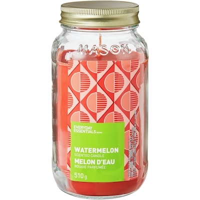 Everyday Essentials Bougie parfumée au melon d’eau 1 ea, 8,00 $/1ch