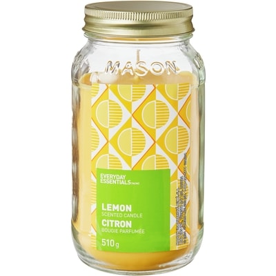 Everyday Essentials Lemon Scented Candle 1 ea, $8.00/1ea