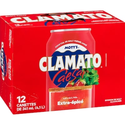 Caesar boisson de malt alcoolisée extra-épicé (Pièce d’identité requise au moment du ramassage)