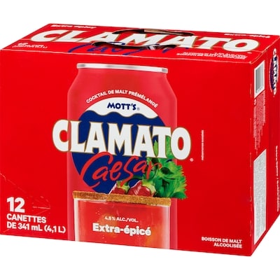 Caesar boisson de malt alcoolisée extra-épicé (Pièce d’identité requise au moment du ramassage)