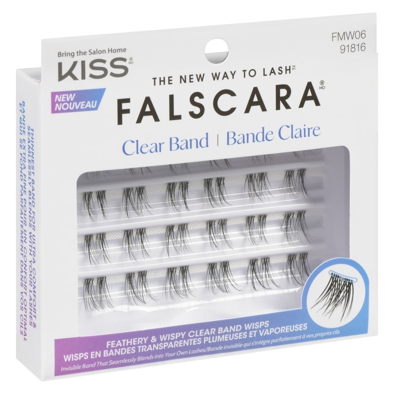 Falscara Feathery & Wispy Clear Band Wisps