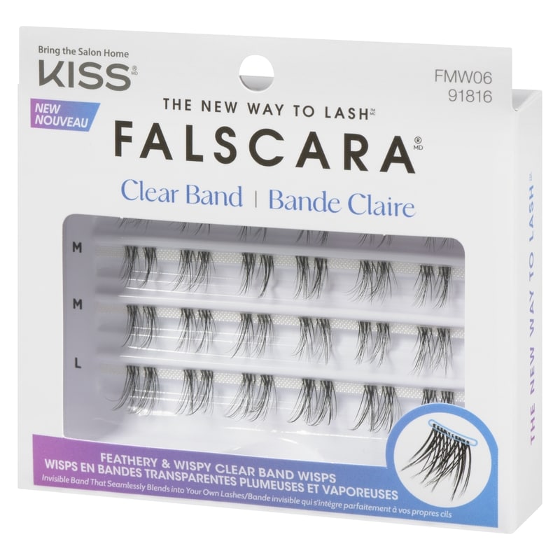 Falscara Feathery & Wispy Clear Band Wisps