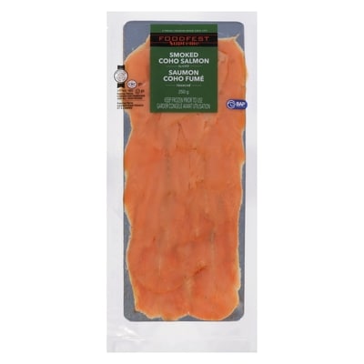 Foodfest Supreme Smoked Coho Salmon Sliced 250 g, $10.00/100g