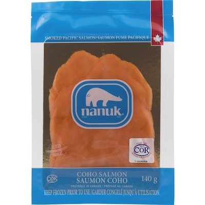 Nanuk Saumon Soho fumé 140 g, 16,06 $/100g