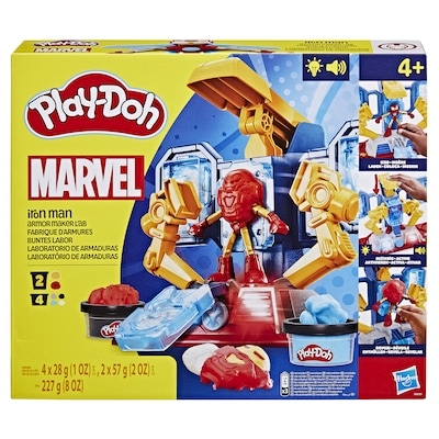 Hasbro Play-Doh Marvel Iron Man Armor Maker Lab Playset with Iron Man Action Figure, Ages 4+ 1 ea, $36.00/1ea