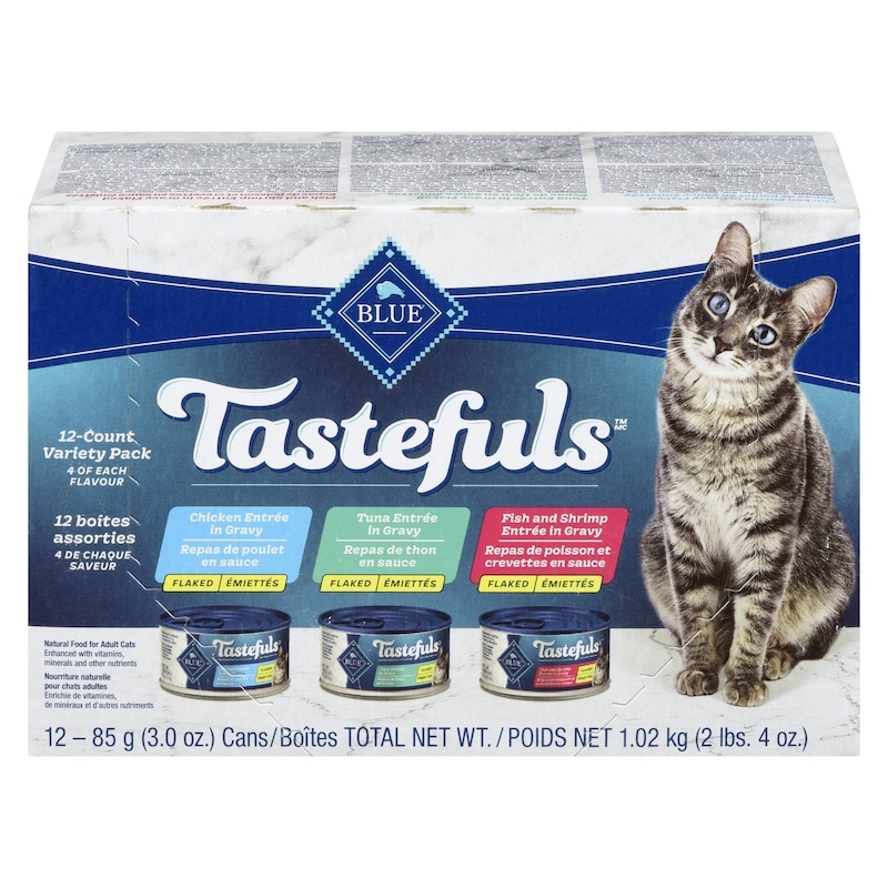 Tastefuls Natural Food For Adult Cats Paté 12-Count Variety Pack