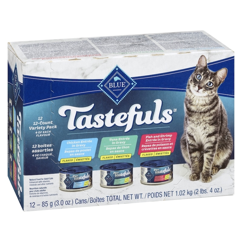 Tastefuls Natural Food For Adult Cats Paté 12-Count Variety Pack