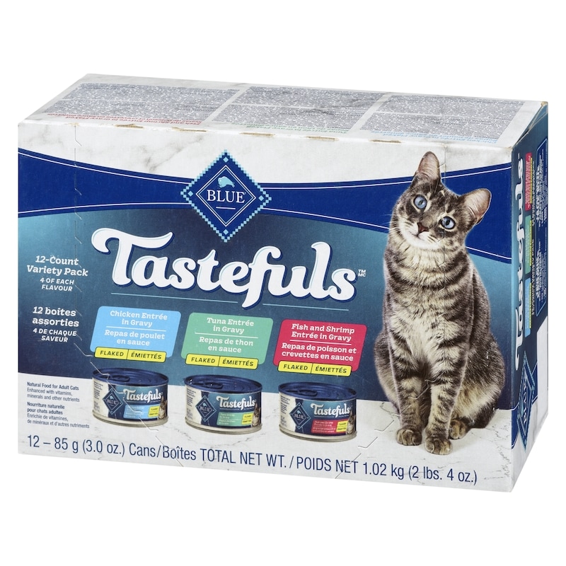 Tastefuls Natural Food For Adult Cats Paté 12-Count Variety Pack