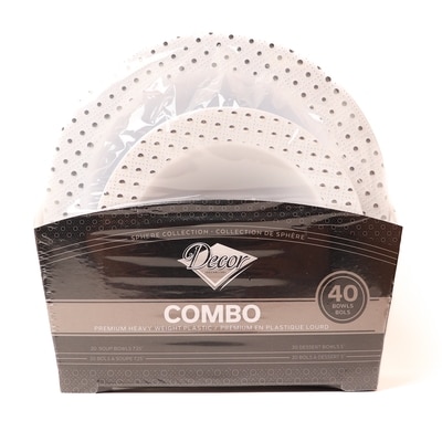 Decor Combo Premium Heavy Weight Plastic 1 ea, $28.99/1ea